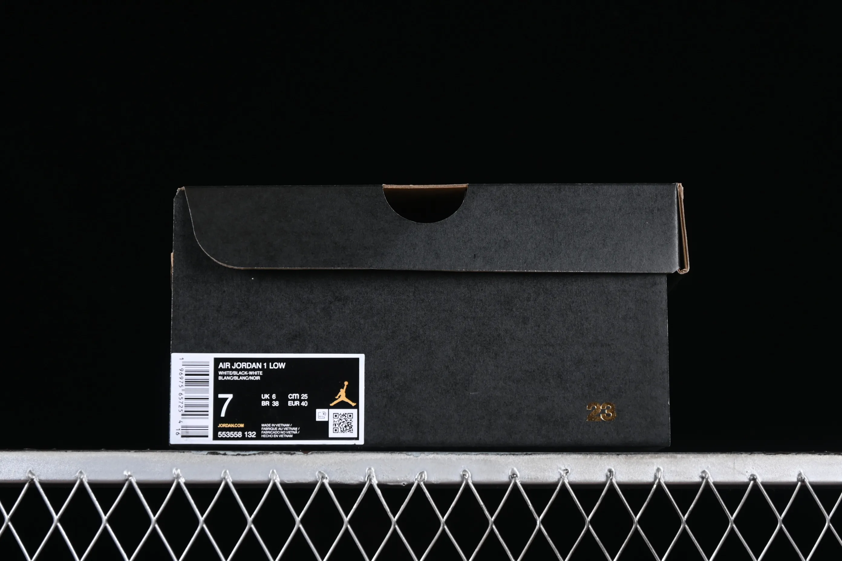 All categories Air Jordan Jordan series basketball shoes Air Jordan 1 Low G version pure original Air Jordan 1 Low "White and Black" AJ1 Joe 1 white and black color matching low-top cultural casual sneakers 553558-132